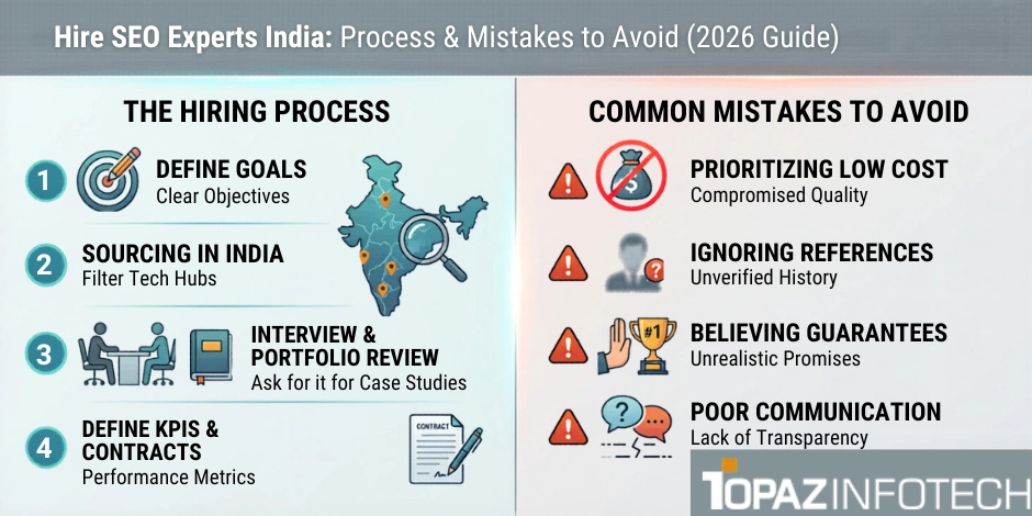 Hire SEO Experts India: Process & Mistakes to Avoid (2026 Guide)